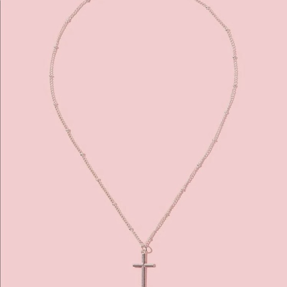 Silver Cross Necklace - Picture 3 of 4